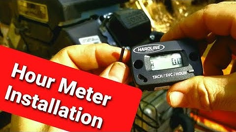 Small Engine Hour Meter Install on my Woodmizer Sawmill