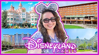 Visiting the BEST Disneyland Paris HOTELS! Disneyland Hotel | Marvel | Sequoia Lodge | Newport Bay ✨