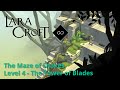 Lara Croft GO - Maze of Snakes 4 - The Tower of Blades Walkthrough