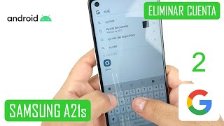 Eliminar Cuenta de Google Samsung Galaxy A21s | Android 10 | Método 2