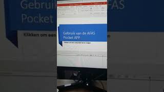 AFAS Pocket app instructie video screenshot 2