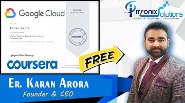 MLOps Machine Learning Operations Fundamentals Google Cloud Certification - Coursera FREE Courses