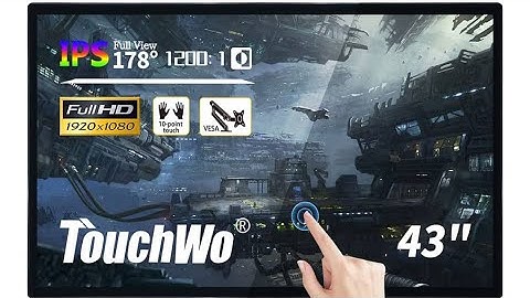 43-Inch Capacitive Touch Monitor Review|Full HD Industrial Display with Multi-Input & Built-In Audio