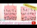 Cómo hacer un colgador organizador de tela | DIY COSTURA TUTORIAL | Zapatero de tela