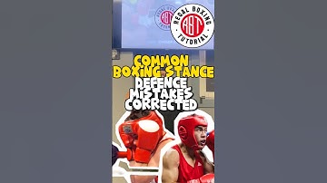 Common boxing stance defence mistakes corrected #boxing #boxingtutorial #learnboxing #boxingtips