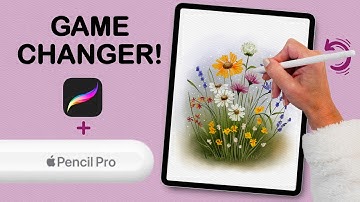 Apple Pencil Pro + Procreate: All new features explained 💕