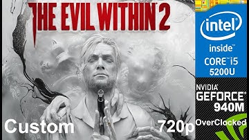 The Evil Within 2 Demo on Overclocked 940m, HP Pavilion 15-ab032TX Laptop