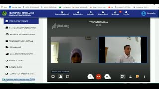 Tutorial elearning Madrasah, Cara Share Screen, Record, Security Options dll Di Video Conference