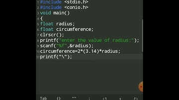 find circumference of circle by using-c #computerfundamental #computer #computerknowledge