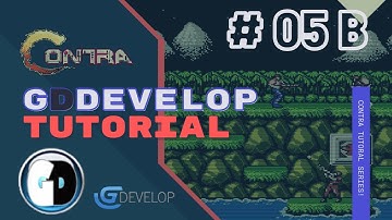 Gdevelop FREE VISUAL Game Engine: CONTRA Tutorial #05-B - Enemy Behavior AI and Animation