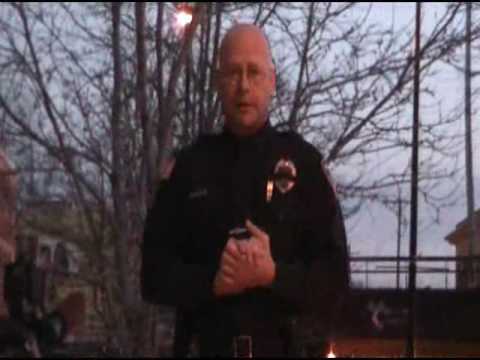 Elyrians Hold Candle Light Vigil for Officer James Kerstetter