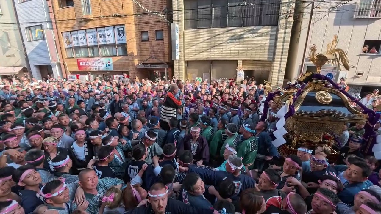 【大事故発生】新門の頭、大丈夫かな？？？　2025年矢先稲荷神社例大祭本社神輿渡御