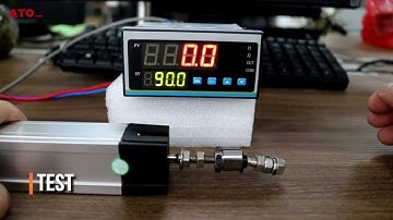 How to connect linear displacement sensor and digital panel meter?