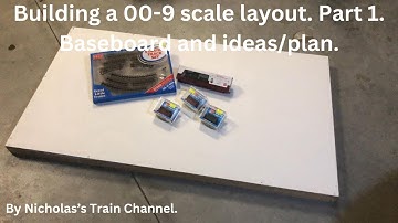 89. Building an 00 9 scale layout. Part 1 - baseboard construction and plans/ideas.