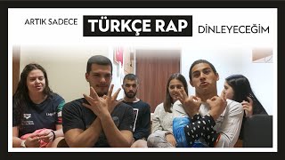 Erasmus arkadaşlarımla Türkçe Rap Reaksiyon (Ezhel, Ben Fero, Norm Ender, Ceza, Patron)