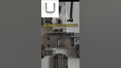 u shape wire bending machine