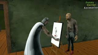 Granny meme lawak cr: @funnyhorroranimationofficial  #memelawak #granny #cartoonvideo #lucu screenshot 4