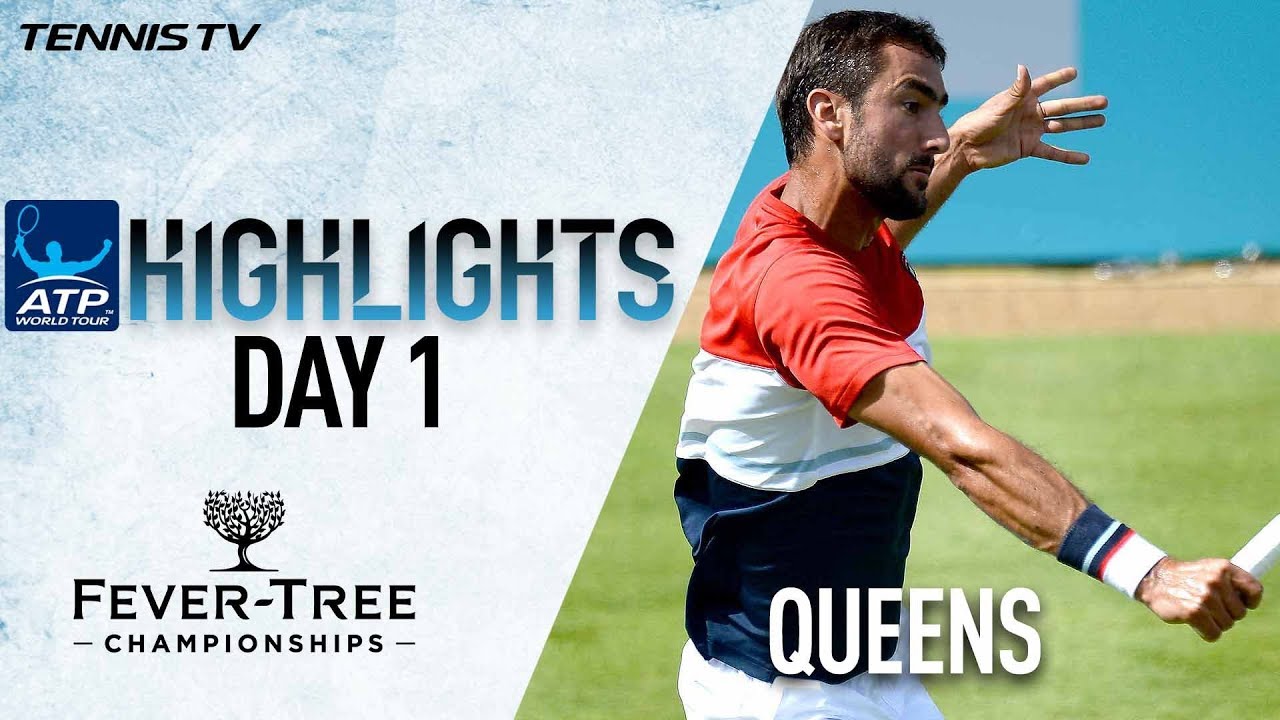 Highlights Cilic, Stan Cruise In Queens Club 2018 Openers