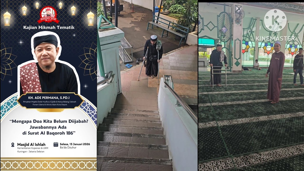 FULL Mengapa Doa Kita Belom Di Ijabah ? Kajian Hikmah Tematik Masjid Al Ishlah Kementrian Koperasi