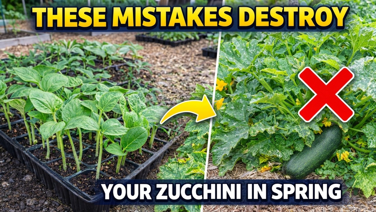 Starting Zucchini in March — The One Timing Mistake to Avoid