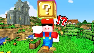 【マイクラ鬼畜】マリオラッキーブロックの世界でボス討伐！