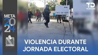 Reportan incidentes de violencia durante las elecciones 2024 en México