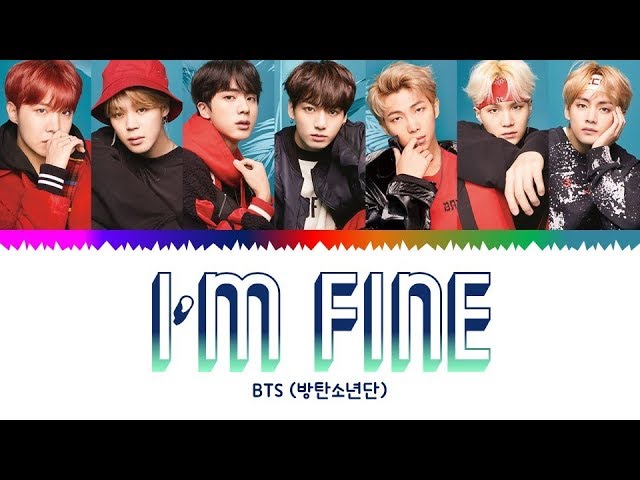 BTS - I'm Fine, Lyrics #easylyrics #kpoplirik #army💜 #bangtan소년