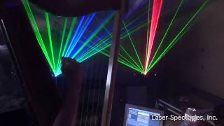 Laser Harp Beams First Test