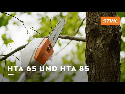 Die STIHL Akku-Hoch-Entaster HTA 65 und HTA 85