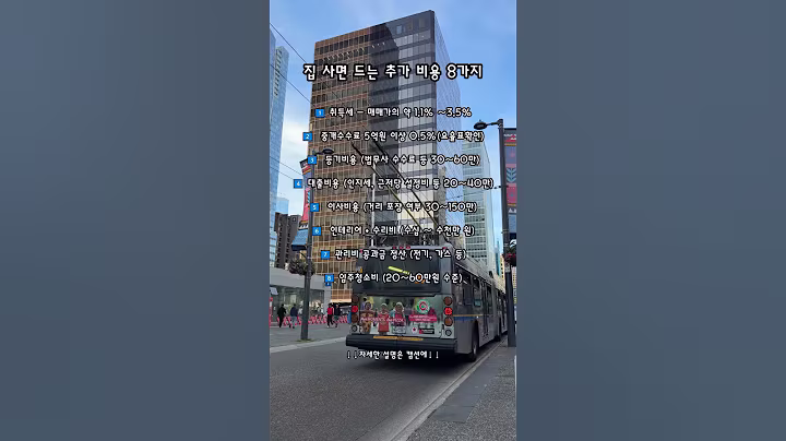 집 사면 드는 추가 비용 8가지