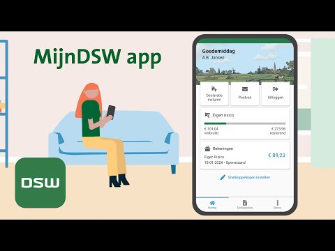 De MijnDSW app - uw persoonlijke omgeving