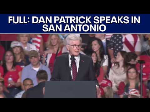 Texas Lt. Gov. Dan Patrick speaks in San Antonio