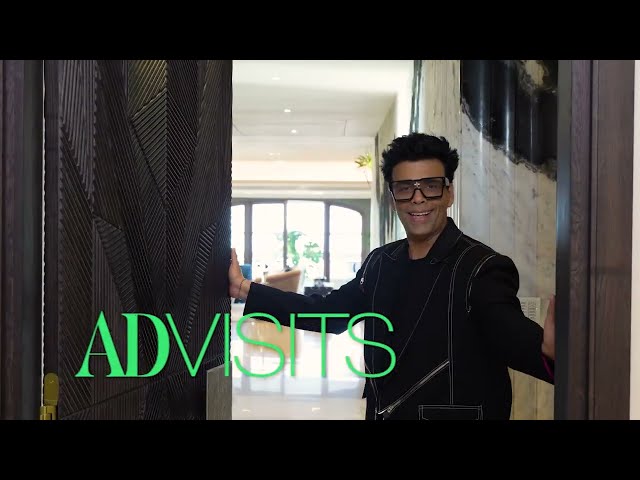 Inside Karan Johar's Bachelor Pad in Mumbai | AD Visits class=