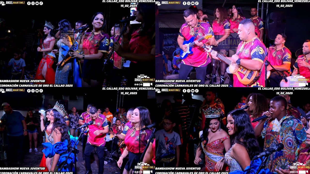 BAMBASHOW NUEVA JUVENTUD CORONACIÓN  CARNAVALES DE ORO EL CALLAO 2025 #BAMBASHOW #JUNIORBAMBA