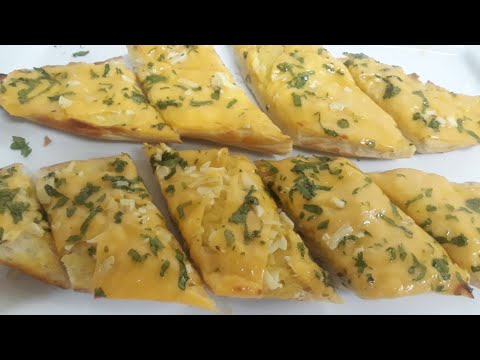 cheese-garlic-bread-recipe-in-urdu-bay//unique-cooking//