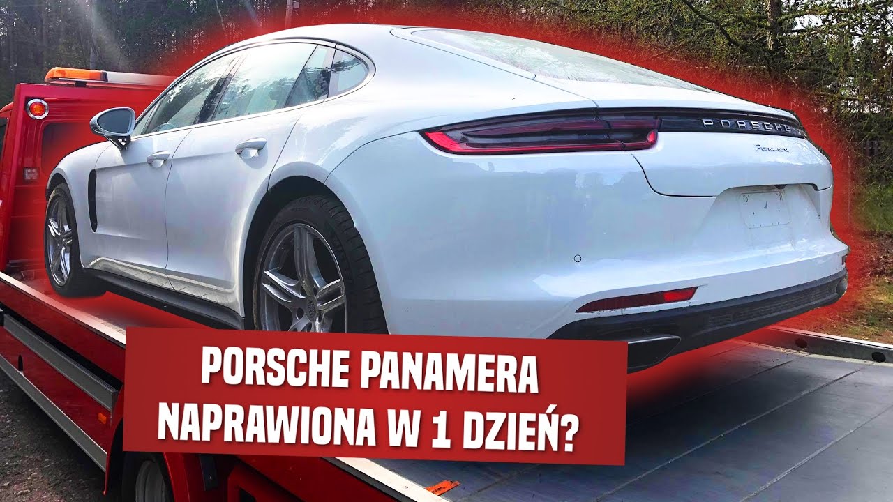 Naprawiamy Porsche Panamera 2018 z USA 2 YouTube