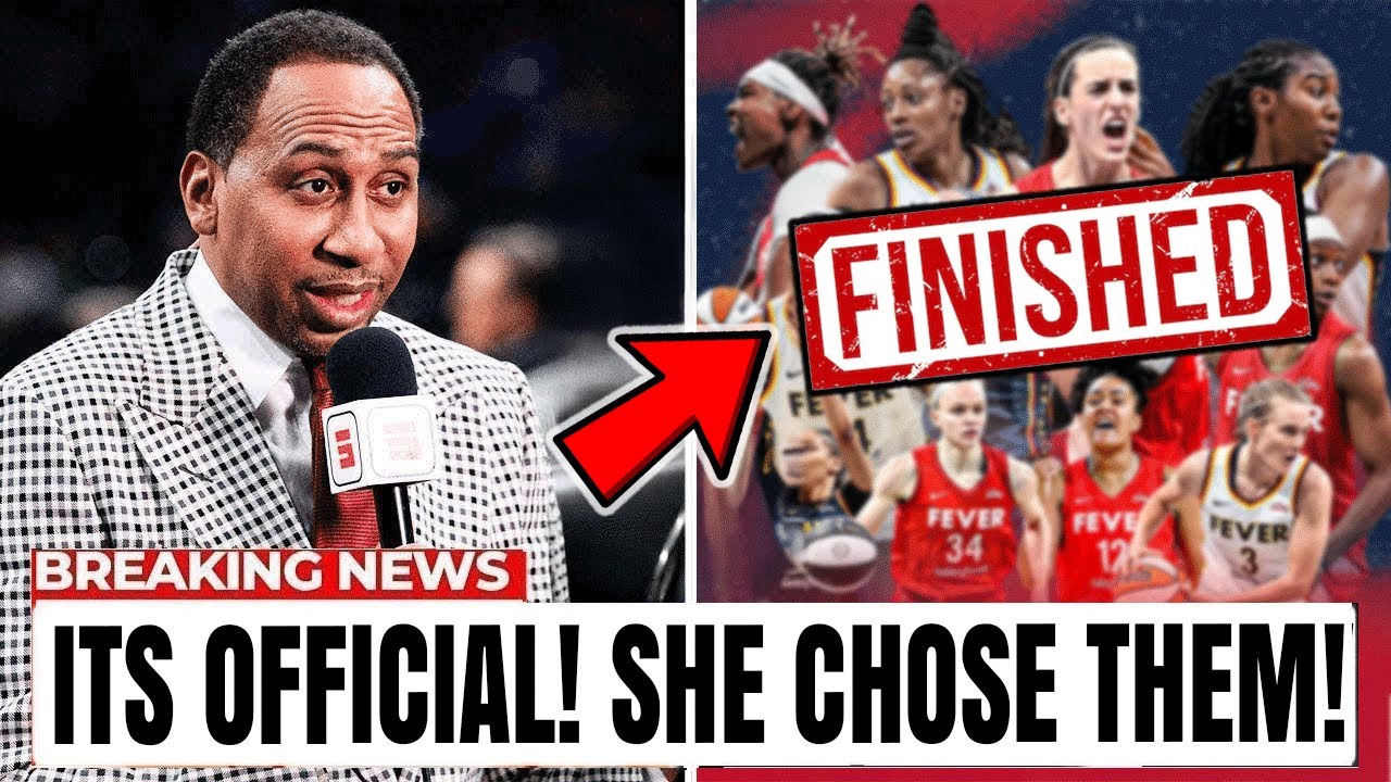 Stephen A. Smith JUST CONFIRMS Caitlin Clark OFFICIALLY MAJOR News — Her New Team Revealed!