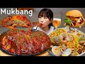 🥩직접만든 비프(Beef)까스,봉골레파스타 먹방🍝 샐러드와 스프에 하이볼까지 양식 풀코스먹방 BEEF CUTLET MUKBANG ASMR EATINGSHOW REALSOUND 요리