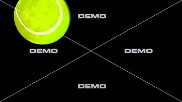 TENNIS BALL TRANSITION | with Alpha matte | DEMO