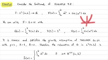 Calculus of Variations 2020/21  |  Lesson 14  |  Part 2
