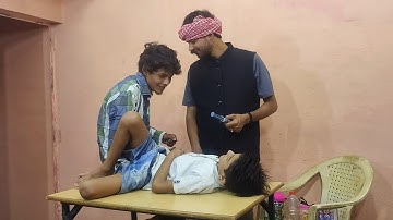 Doctor ne injection Laga Diya #viralinjection #injection video #funny injection E-227
