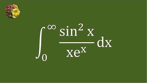 2nd method to evaluate the improper integral using Feynman