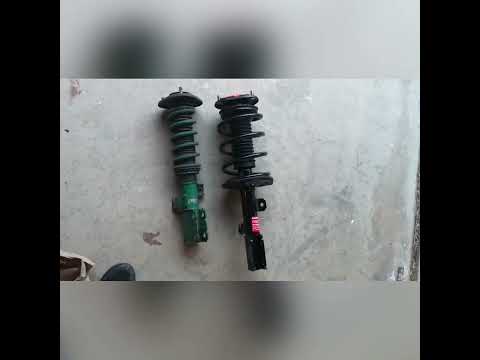 Scion tc 05-10 replacing coilovers back to OEM style struts. Front and back strut replacement guide