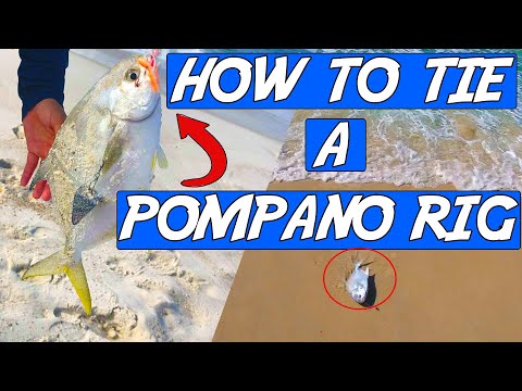 How to Tie a POMPANO RIG For Surf Fishing!