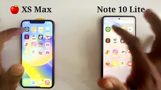 iPhone XS Max VS Samsung Note 10 Lite in 2023 || Speed Comparison 🍎📱