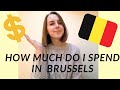 How Much I Spend in A Week In Brussels | Intern in Belgium
