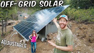 Couple Finishes MASSIVE Off-Grid SOLAR SYSTEM