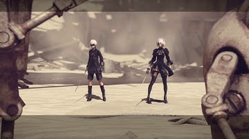NieR:Automata - New Machine Lifeform Boss Fight