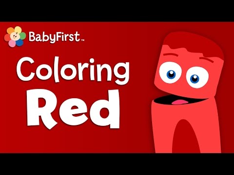 Tomatoes, Apples and Strawberries | Red | Learn the Color Red | Color Crew | BabyFirstTV