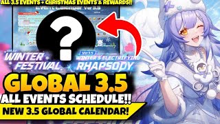 GLOBAL NEWS: ALL v3.5 & XMAS EVENTS CALENDAR Lots of Free Rewards